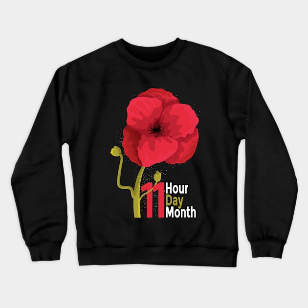 Veterans Day Crewneck Sweatshirt by Shalini Kaushal